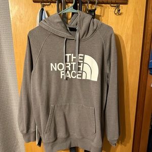 North Face women’s grey hoodie